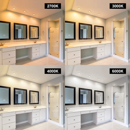 8W Fire Rated Downlights Dimmable White