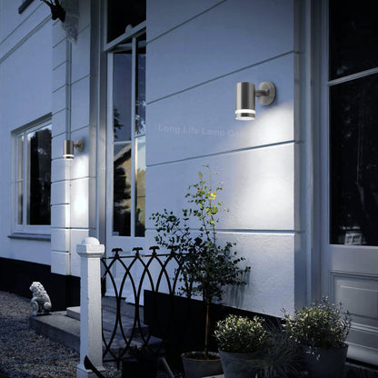 Single Outdoor Wall Light Stainless Steel Garden Light