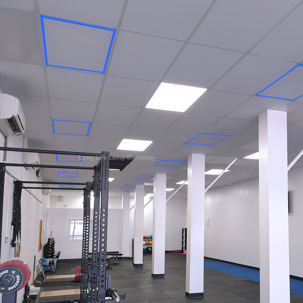 40w LED Recessed Ceiling Panel Frame Border Edge Light Blue 600 X 600