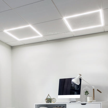 40w LED Recessed Ceiling Panel Frame Border Edge Light Cool White 6500k 600 x 600