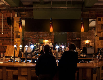 4W LED Decorative Light Bulb Whisky Bottle Yellow Gradient Glass E27 Spiral Filament  YELWHISKY