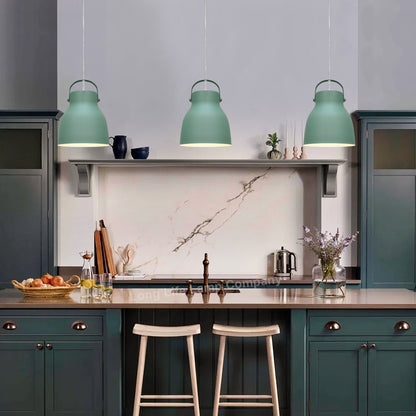 Modern Ceiling Pendant Light Green Shade M0150 - Free delivery on all orders