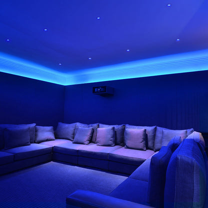 2 Pack LED GU10 Blue Light Bulb 5w with Blue Lens Diffuser