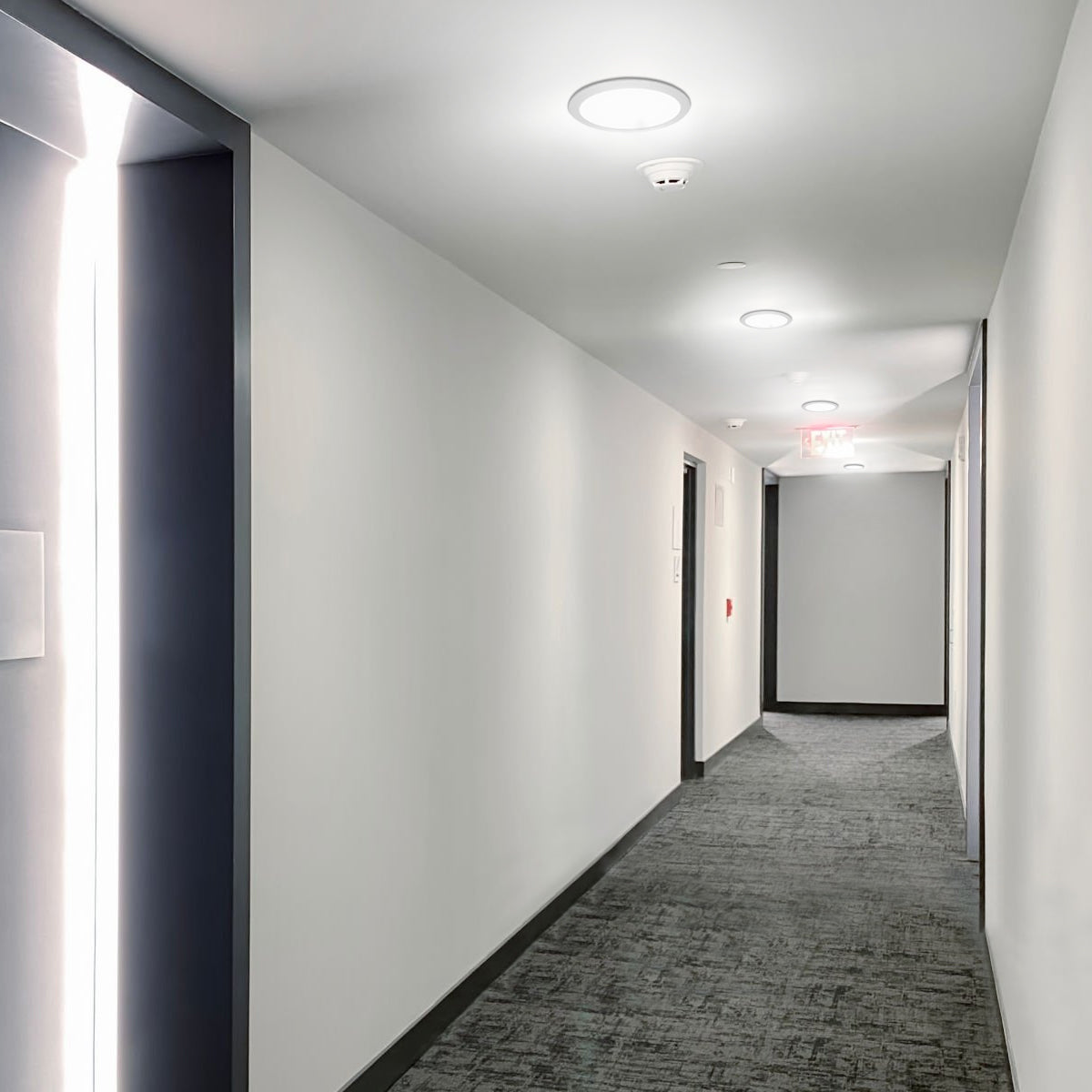 18w Recessed LED Round Panel Light 6500K Continuous Running Hours Philips Driver