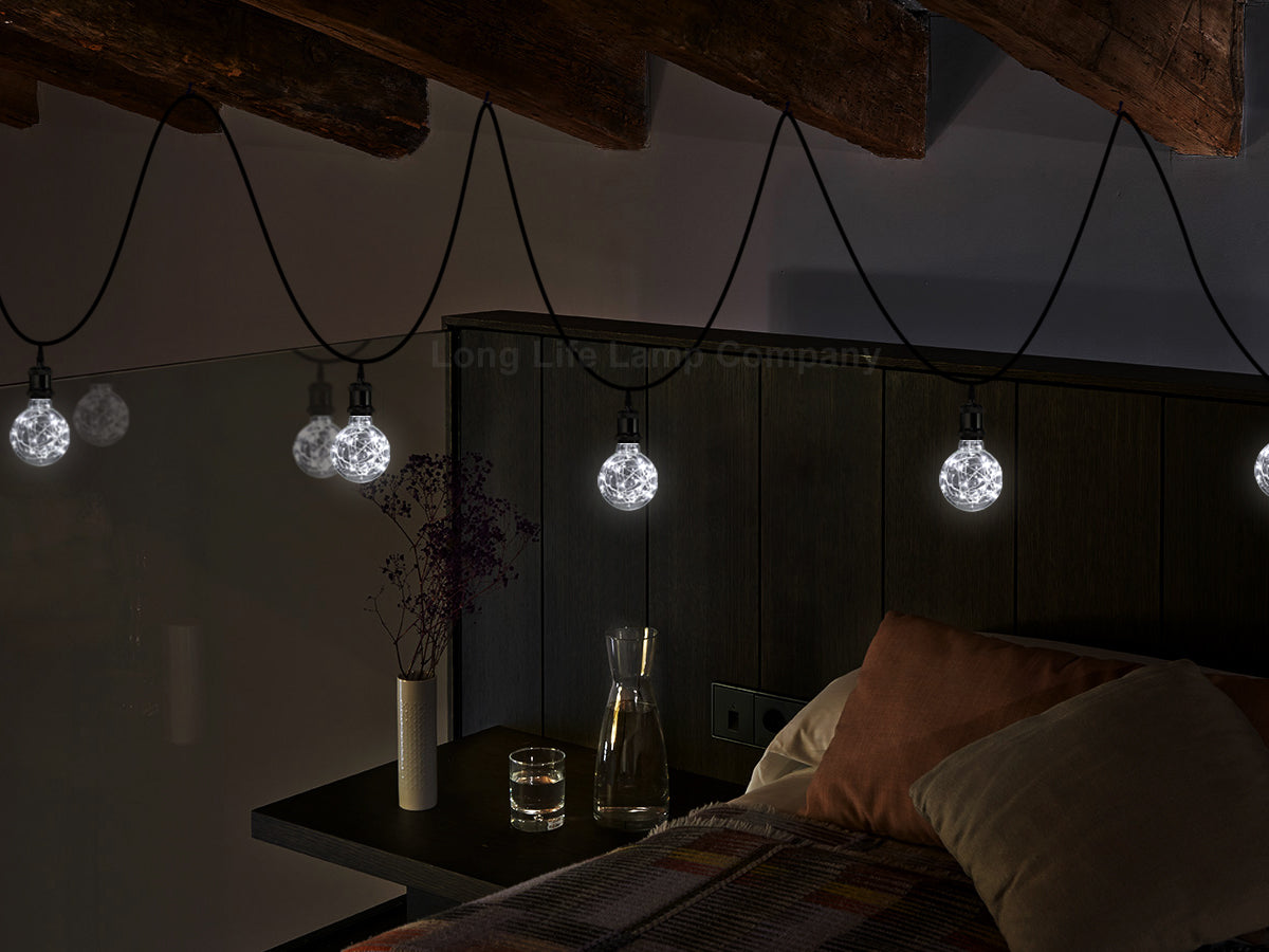 1w E27 LED Globe Decorative Light Bulb Cool White G95 - Free delivery on all orders