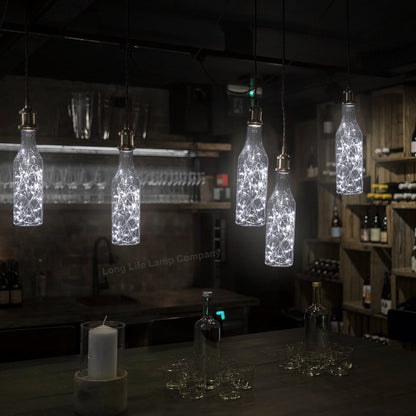 1W LED Bottle Bulb E27 Cool White Fairy Filament Decorative - Free delivery on all orders