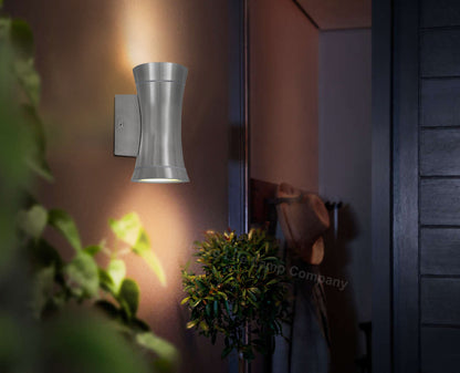 Stainless Steel Outdoor Double Wall Light