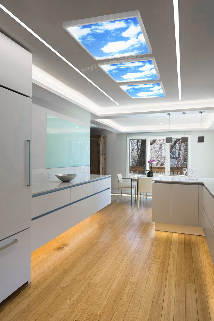 40w Sky LED Ceiling Panel Light 600 x 600 with Transformer and Frame - Free delivery on all orders