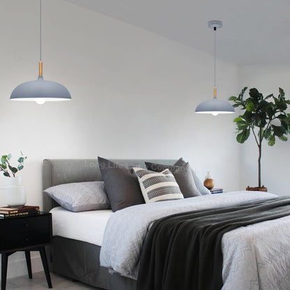 Modern Retro Pendant Ceiling Light Grey M0133