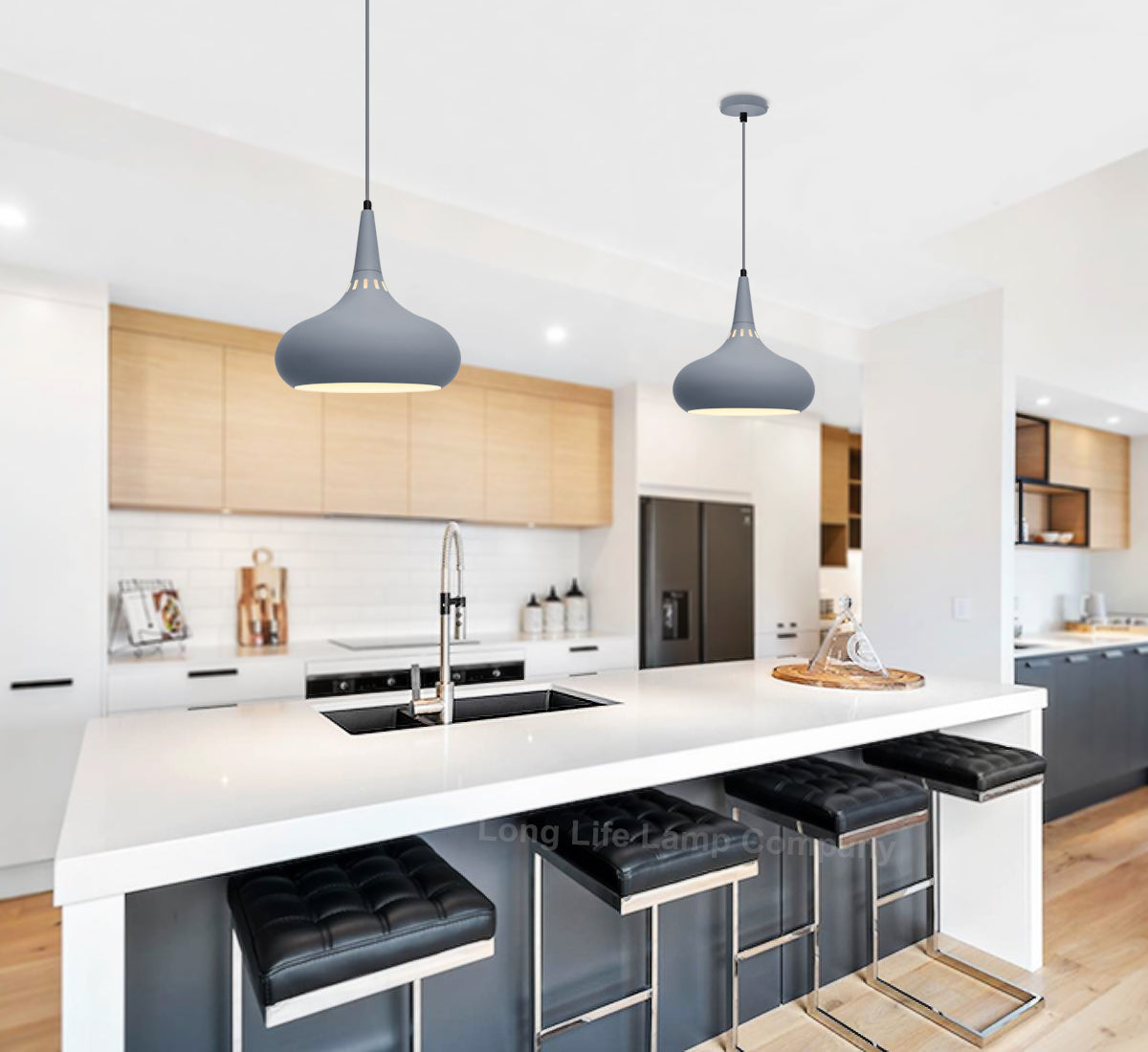 Ceiling Pendant Light Grey