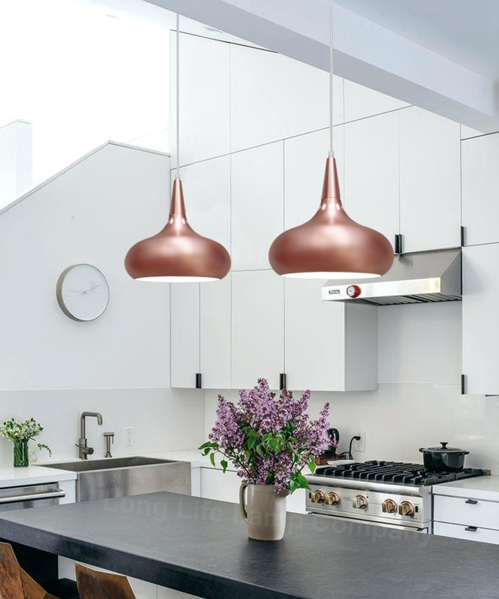 Classic Vintage Copper Dome Pendant Light Orient Ceiling Lamp Shade M0135