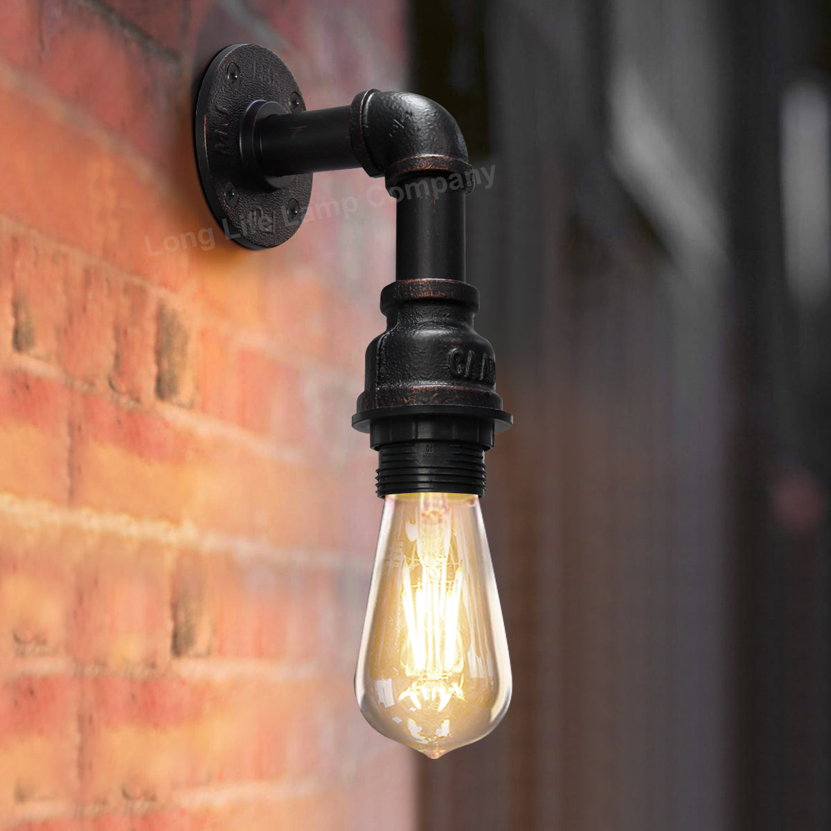 Retro Industrial Water Pipe Vintage Wall Light