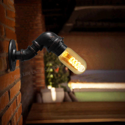 Retro Vintage Industrial Water Pipe Wall Light