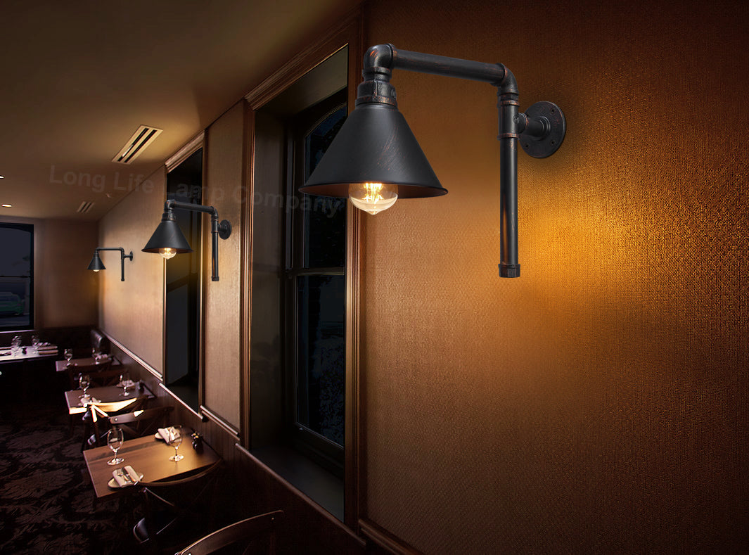 Industrial Vintage Water Pipe Wall Light - Free delivery on all orders