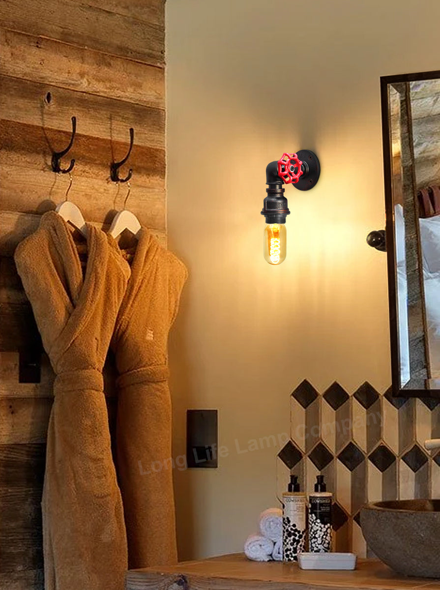 Industrial Water Pipe Wall Light - Free delivery on all orders