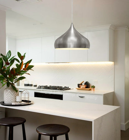 Modern Ceiling Nickel Polished Chrome Pendant Light M0181 - Free delivery on all orders
