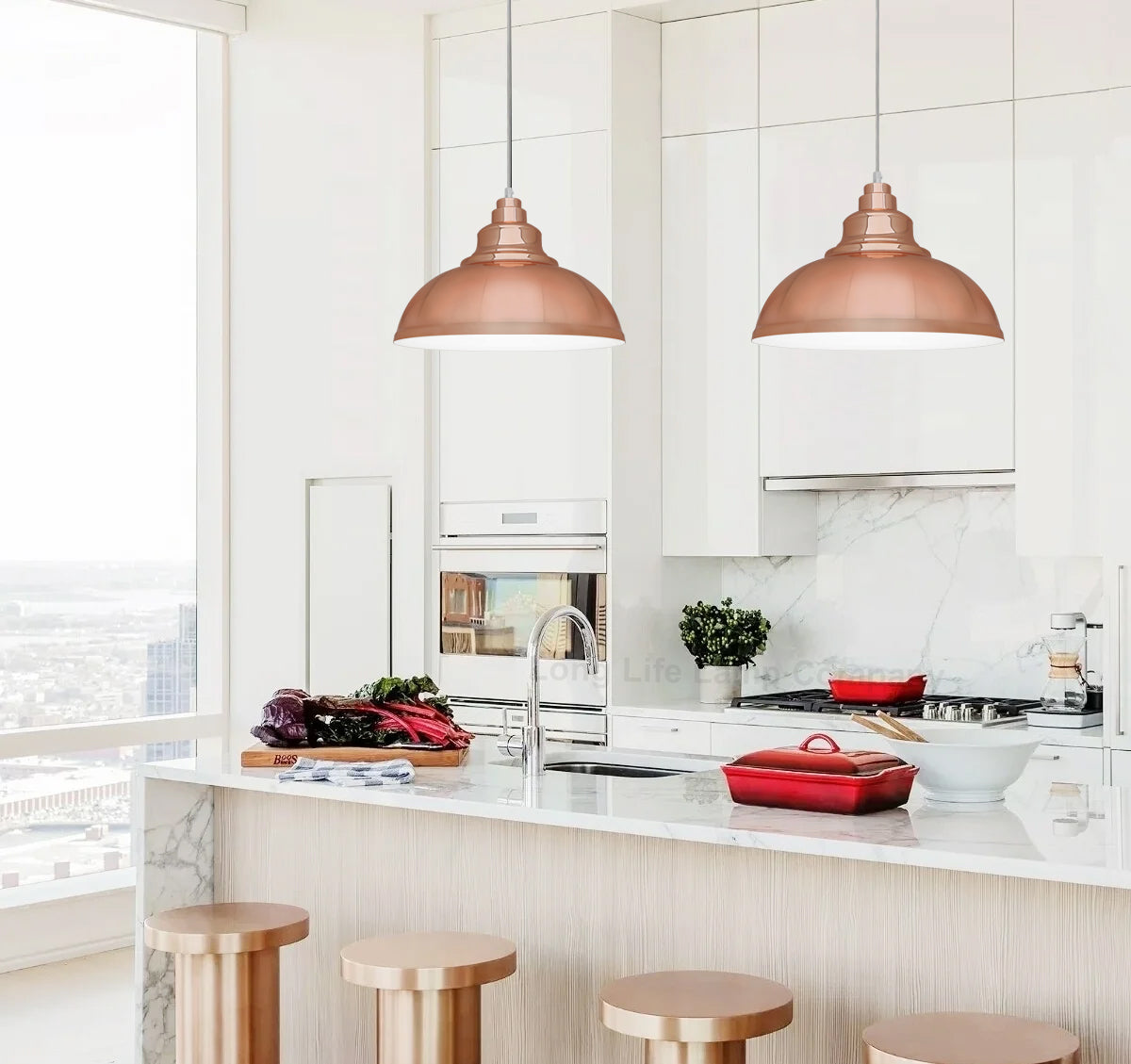 Modern Ceiling Copper Pendant Light M0153 - Free delivery on all orders