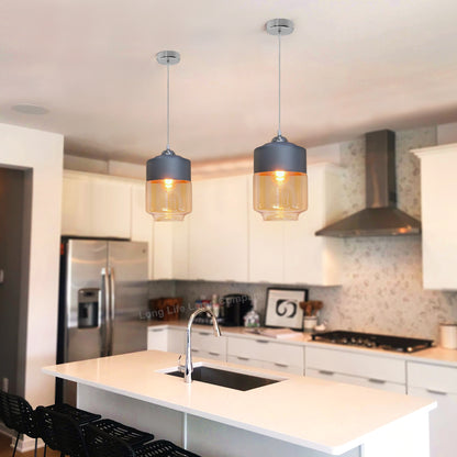 Modern Ceiling Hanging Glass Pendant Light M0193 - Free delivery on all orders