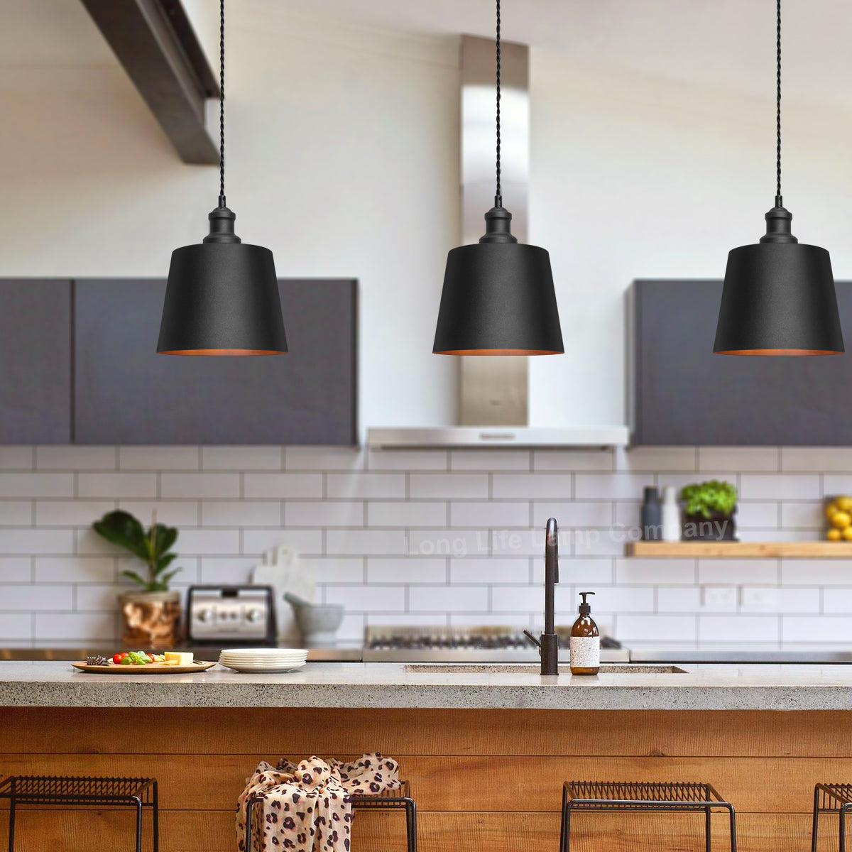 Modern Black Ceiling Pendant Light - Free delivery on all orders