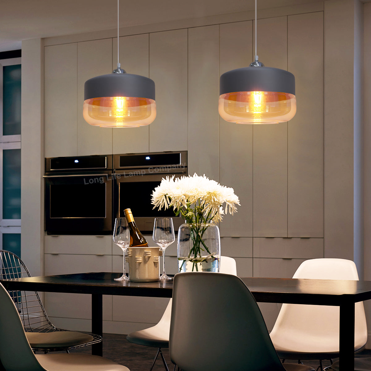 Modern Ceiling Glass Pendant Light M0195 - Free delivery on all orders