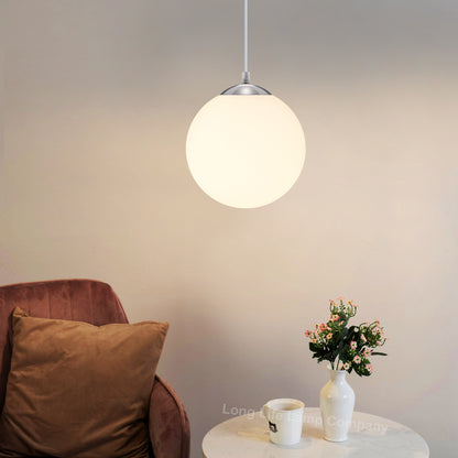 Frosted Glass Globe Ceiling Pendant Light M0199 - Free delivery on all orders