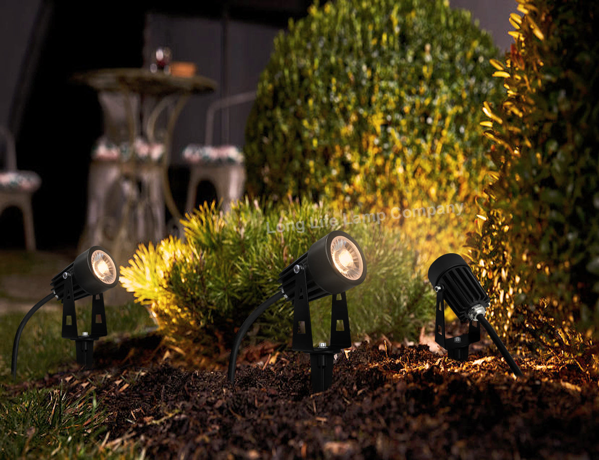 4 Pack Outdoor Garden LED Spike Lights Warm White 12v Low Voltage ZLCSK1WW - Free delivery on all orders