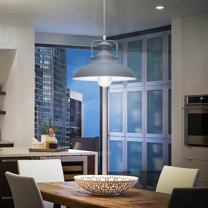 Metal Ceiling Pendant Shade Modern Grey - Free delivery on all orders
