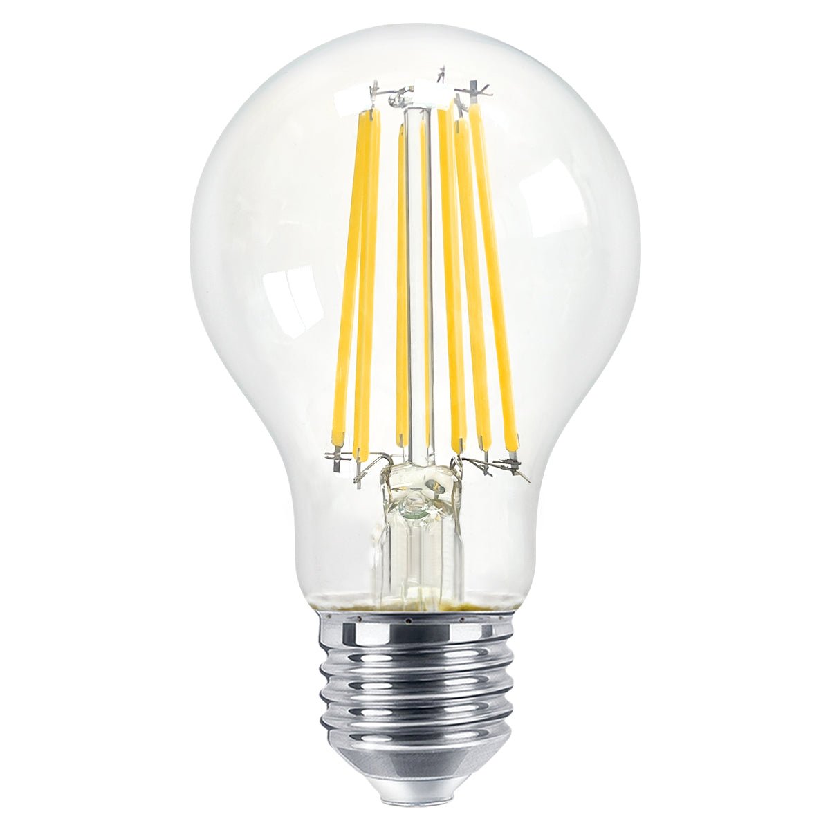 8W 10W 12W LED A60 Filament Light Bulb 4000K E27 Clear Glass 3 or 5 or 10 PACK - Energy Light Bulbs - Free delivery on all orders