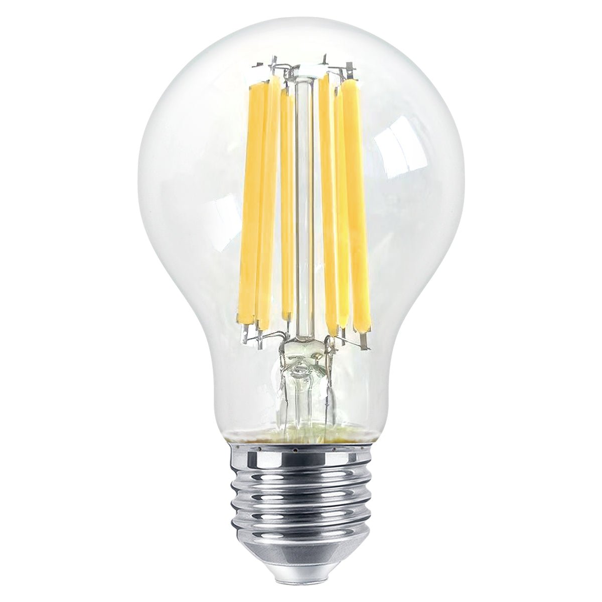 8W 10W 12W LED A60 Filament Light Bulb 4000K E27 Clear Glass 3 or 5 or 10 PACK - Energy Light Bulbs - Free delivery on all orders