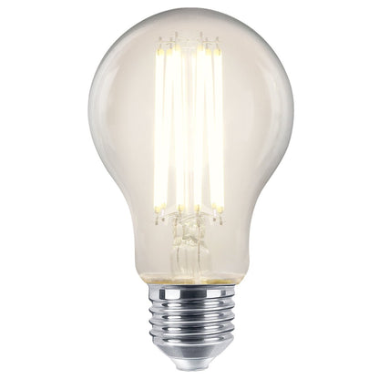 8W 10W 12W LED A60 Filament Light Bulb Dimmable 4000K E27 Clear Glass 3 or 5 or 10 PACK
