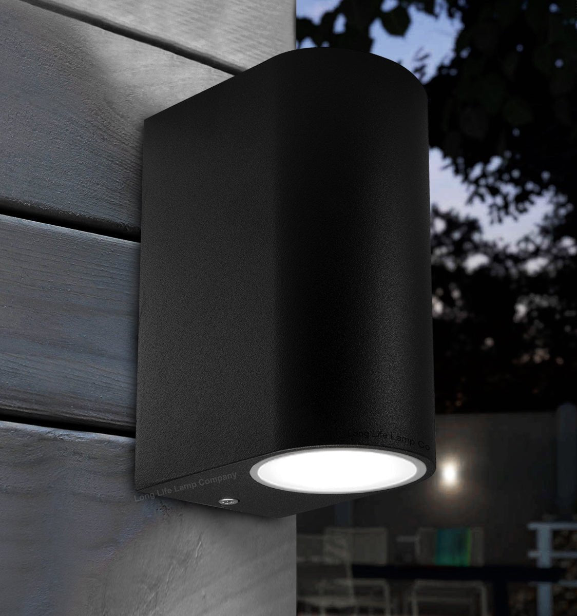 8w, 10w, 12w LED Outdoor Black Up Down Double Wall Light ZLC024 - Free delivery on all orders