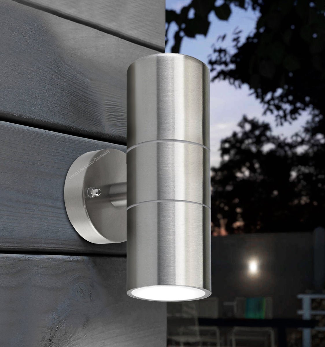8w, 10w, 12w LED Outdoor Stainless Steel Double Wall Light ZLC03 - Free delivery on all orders
