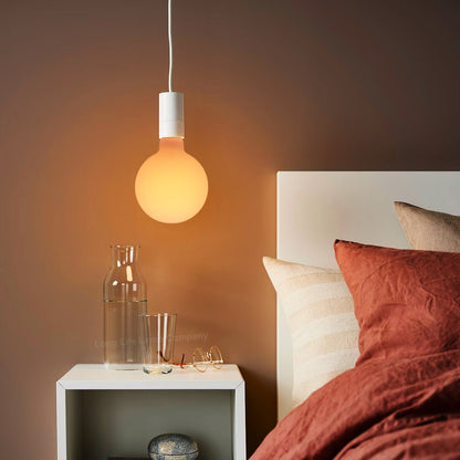 8w Decorative LED Opal G125 Globe Light Bulb E27 Edison Screw Warm White - Energy Light Bulbs - Free delivery on all orders
