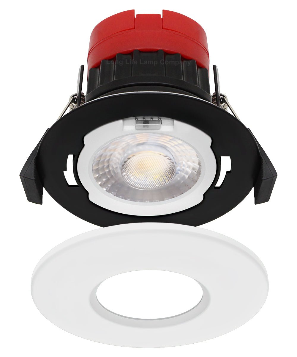 8W Fire Rated Downlights Dimmable White - Energy Light Bulbs - Free delivery on all orders