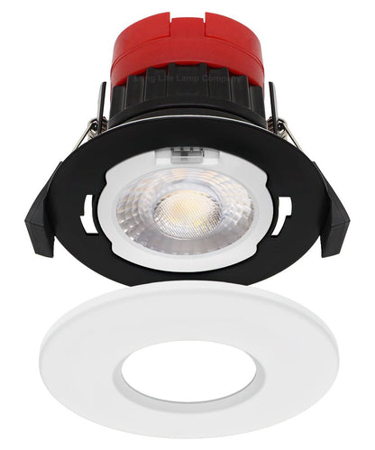 8W Fire Rated Downlights Dimmable White - Energy Light Bulbs - Free delivery on all orders