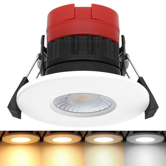 8W Fire Rated Downlights Dimmable White - Energy Light Bulbs - Free delivery on all orders