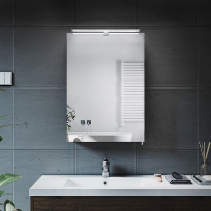 8W LED Mirror Light 3 Mounting Option Cool White 6500k IP44 Wall Light - Energy Light Bulbs - Free delivery on all orders
