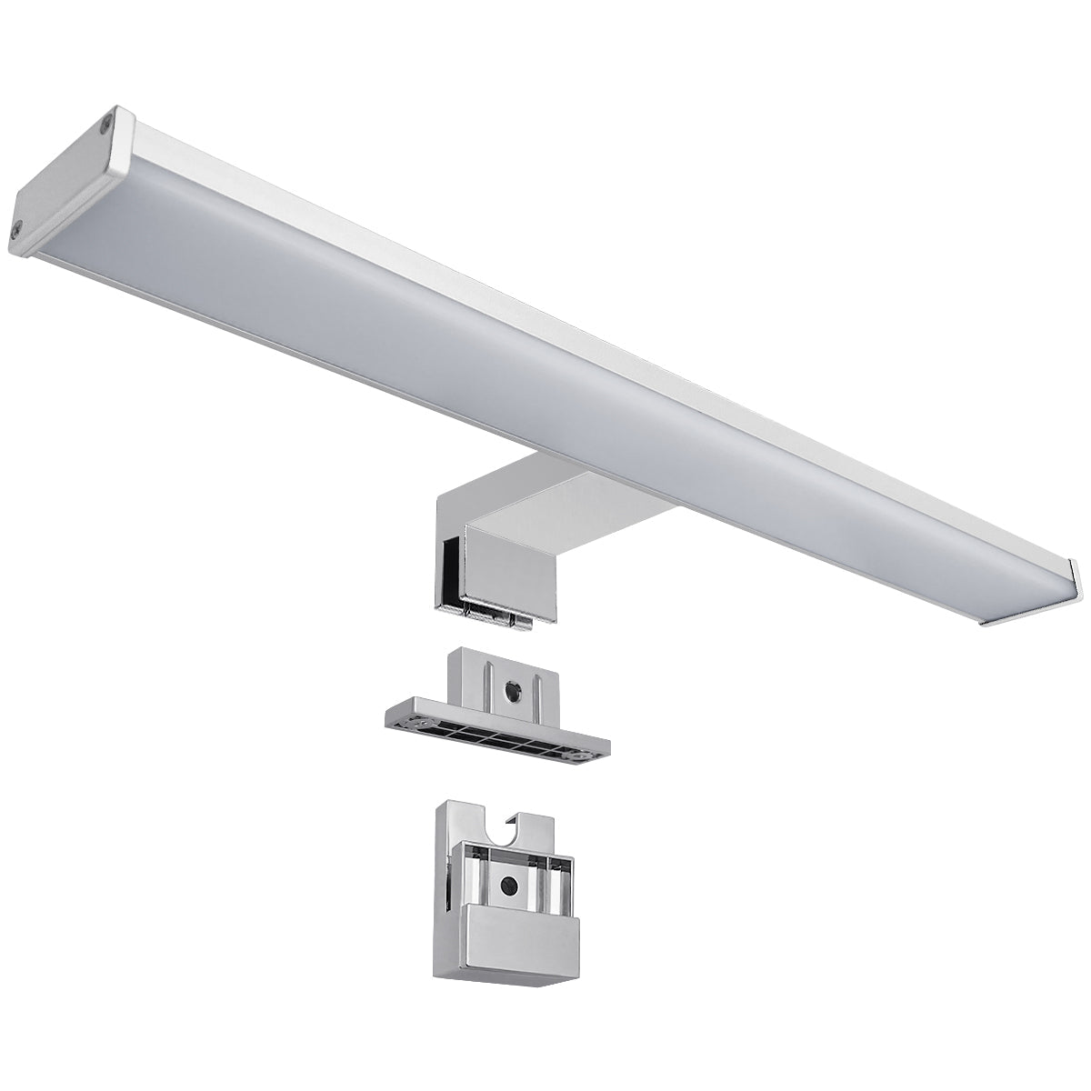 8W LED Mirror Light 3 Mounting Option Cool White 6500k IP44 Wall Light - Energy Light Bulbs - Free delivery on all orders