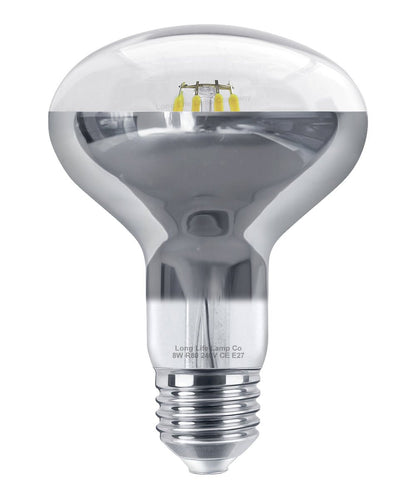 8w LED R80 Reflector Light Bulb E27 Cool White Replacement For Halogen Spots - Energy Light Bulbs - Free delivery on all orders