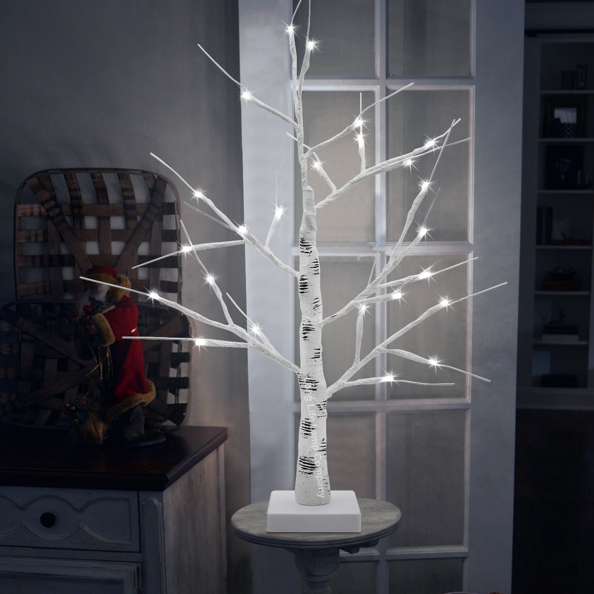 60cm LED Christmas Tree 6000K Dual Power Plug - in Battery - Free delivery on all orders