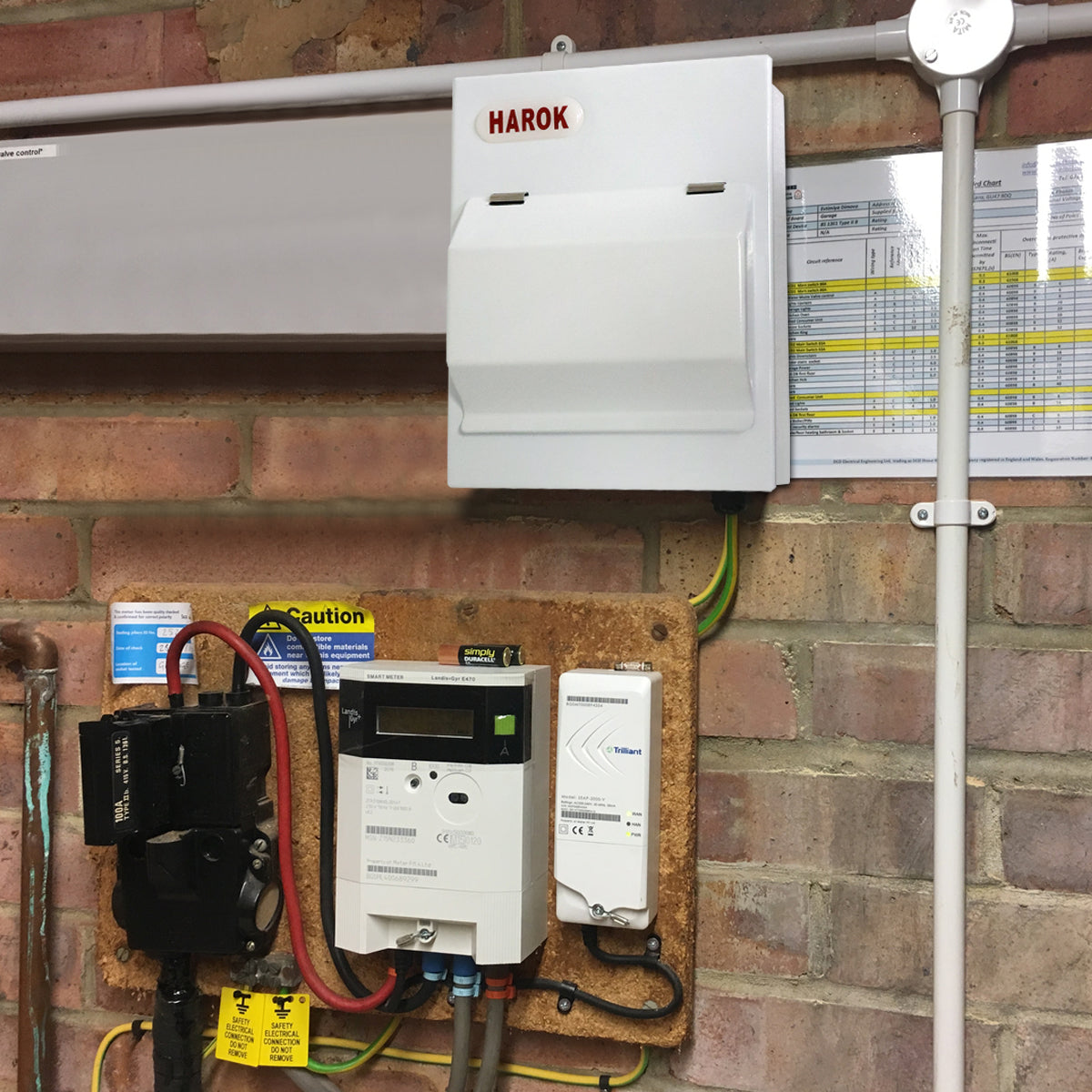 5 Way Metal Garage Consumer Unit 63A RCD, 6A, 16A, 32A MCB Amendment 3
