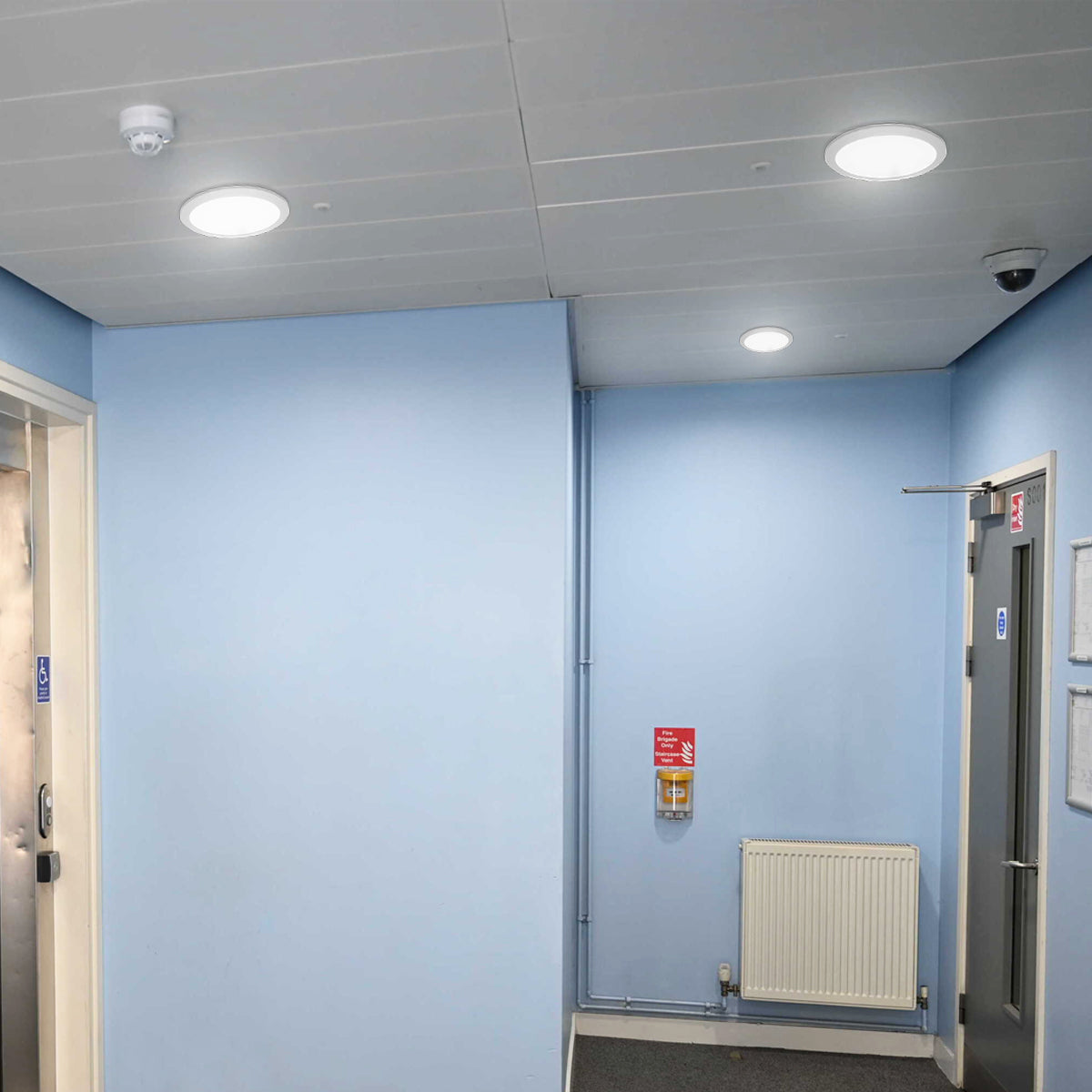 18w Recessed LED Round Panel Light 6500K Continuous Running Hours Philips Driver