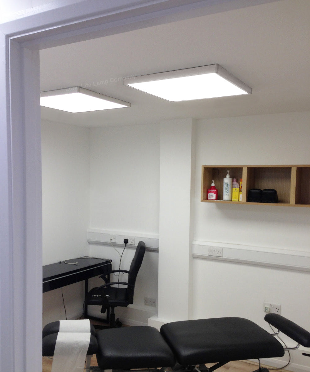 48w Surface Mount LED Panel 600 x 600 White Body 6500K - Free delivery on all orders
