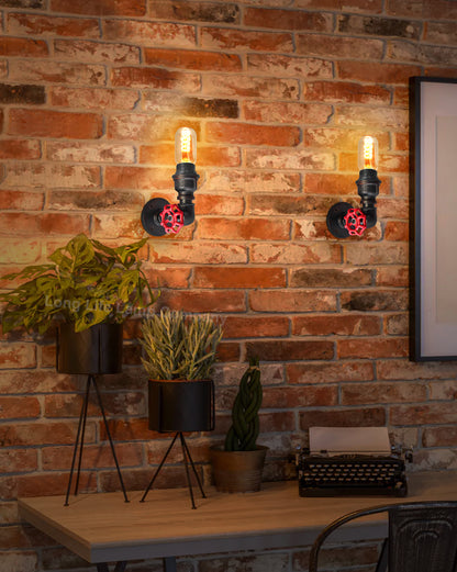 Industrial Water Pipe Wall Light - Free delivery on all orders