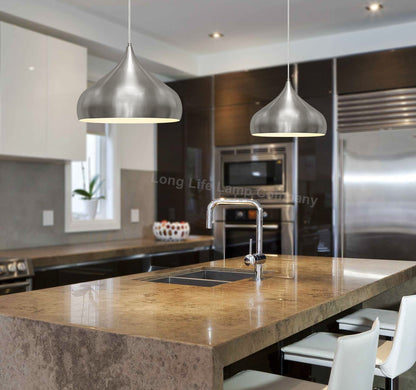 Modern Ceiling Nickel Polished Chrome Pendant Light M0181 - Free delivery on all orders