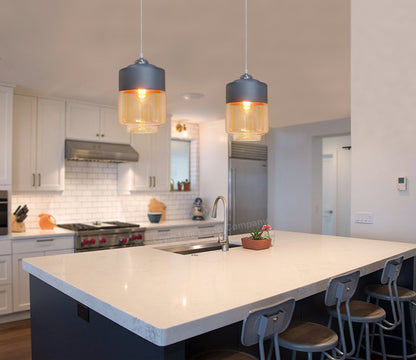 Modern Ceiling Hanging Glass Pendant Light M0193 - Free delivery on all orders