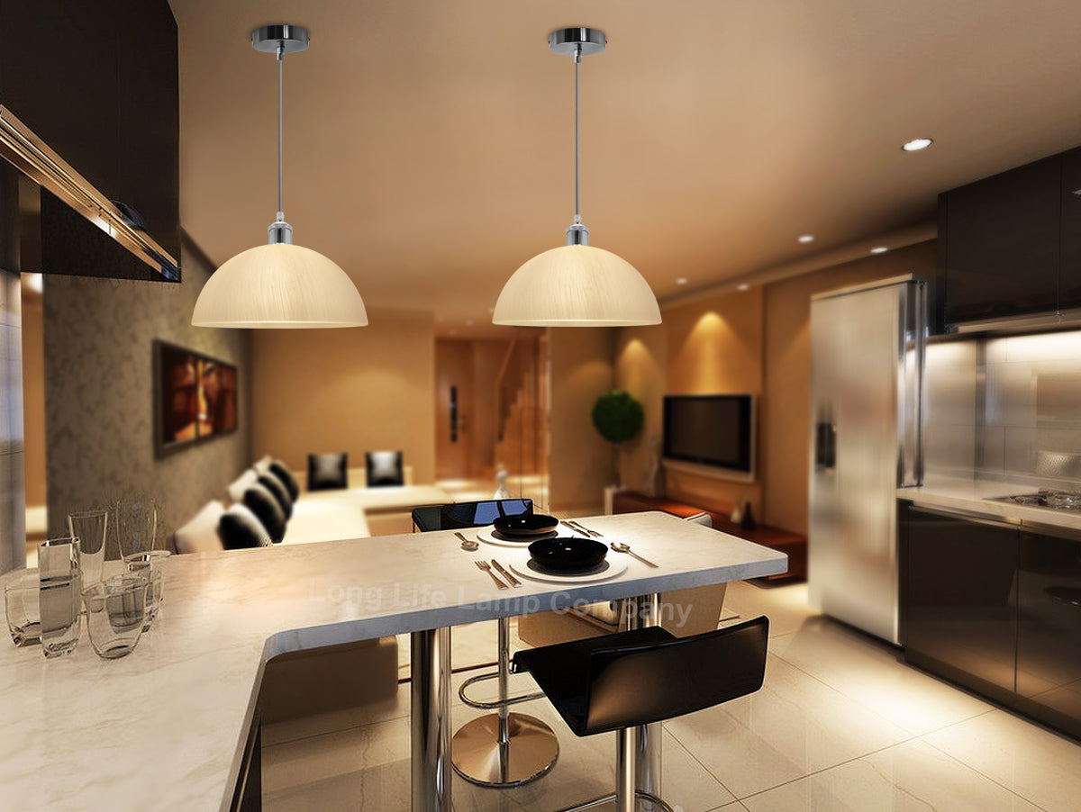 Frosted Opaque Modern Glass Ceiling Pendant Light