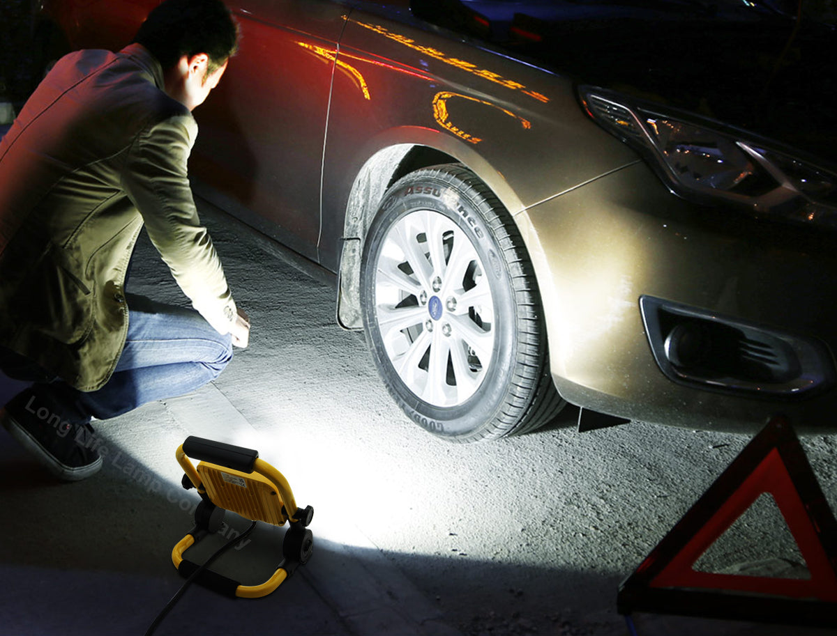 30W LED Portable Flood Work Light 240V IP65 6000K - Free delivery on all orders