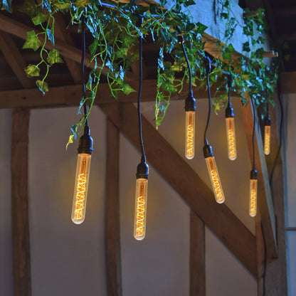 Vintage LED 2W T30 Teardrop Spiral Tube Bulb E27 - Free delivery on all orders