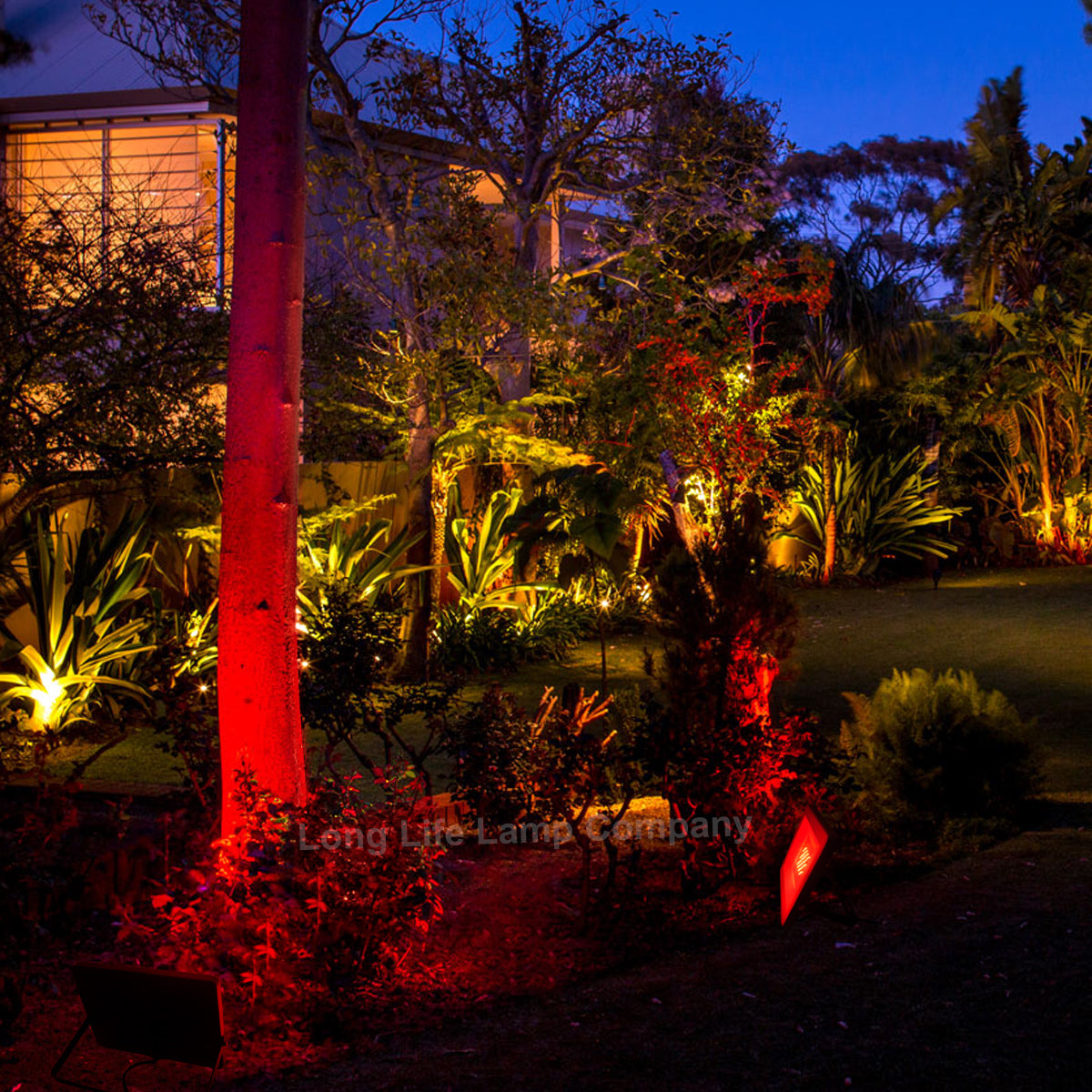 100W LED RGBW Floodlight Colour Changing Remote Control 240v IP65